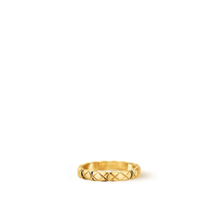 CHANEL J11793 Coco Crush Ring Quilted Motif Mini & 18K White Gold | 香奈兒 戒指 (多色)