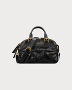 CHRISTIAN DIOR Small Grand Tour Bowling Bag | Dior Handbag (Small/Black)