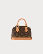 LOUIS VUITTON M82717 Nano Alma Bag | Louis Vuitton mini handbag (brown presbyopia)