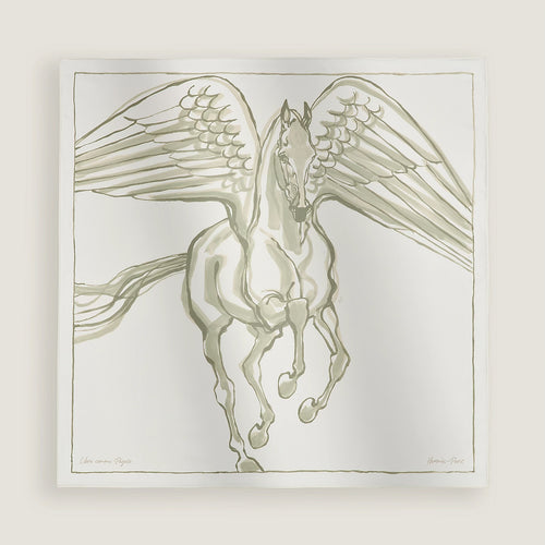 هيرميس ليبر كوم بيغاسي وشاح 90 | وشاح هيرميس الحريري (أبيض)