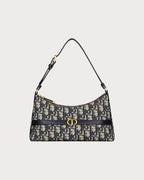 CHRISTIAN DIOR 30 Montaigne Mini Hobo Shoulder Bag | 迪奧 腋下袋 (藍色老花)