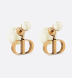 CHRISTIAN DIOR Dior Tribales Earrings Gold-Finish Metal(Gold)