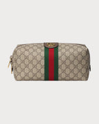 GUCCI Savoy Medium GG Toiletry Case | 古馳 化妝袋 (啡色)