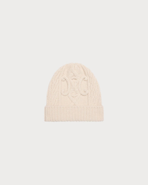 CELINE Triomphe Beanie | 賽琳 冷帽 (白色)