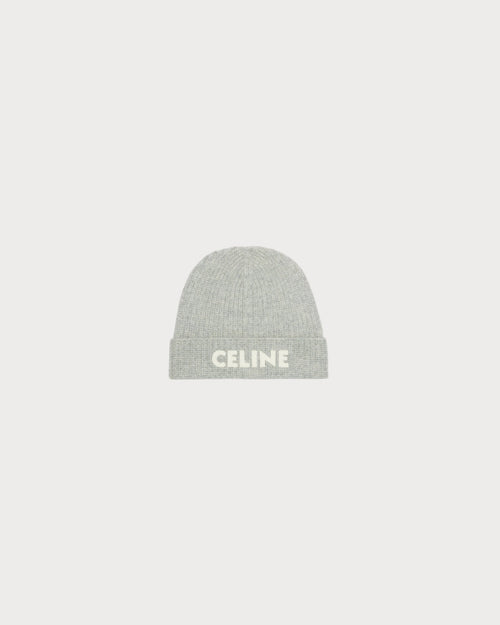 CELINE Men's Beanie | 賽琳 男仕冷帽 (Light Grey)