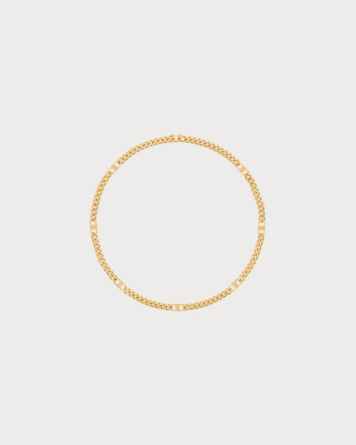 CELINE Triomphe Small Gourmette Necklace | 賽琳 頸鏈 (細碼/金色)