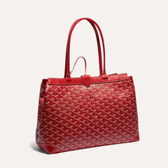 GOYARD Bellechasse Biaude Bag Goyardine Canvas & Calfskin(PM/Many)