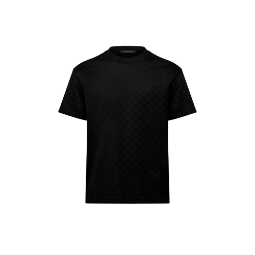 LOUIS VUITTON 1AFRAK Men's Damier Cotton Piqué T-Shirt | Louis Vuitton Men's Top (Multicolor)