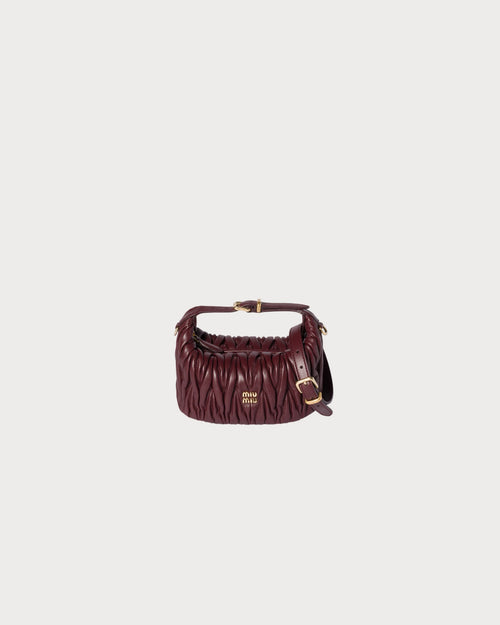 MIU MIU Matelasse Nappa Leather Pouch(4 Colors)