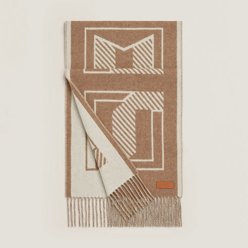 هيرميس Casaque Lettres au Carre Scarf | وشاح هيرميس (متعدد الألوان)