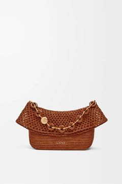 حقيبة LOEWE متوسطة الحجم من الرافيا | حقيبة LOEWE من القش (متعددة الألوان)