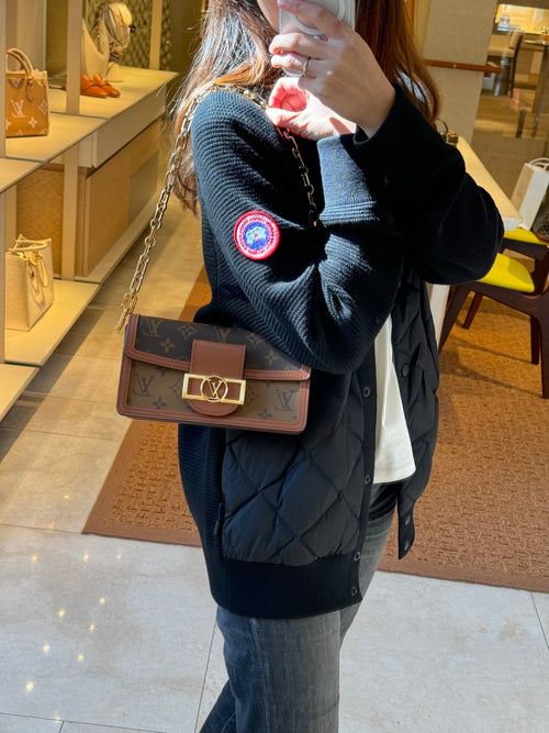 حقيبة لويس فيتون دوفين إيست ويست M46757 | حقيبة لويس فيتون (بنية)