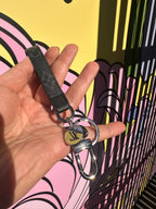 LOUIS VUITTON M61950 Dragonne Bag Charm & Key Holder | Louis Vuitton charm and key holder (black)