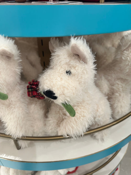 دمية كلب مونرو سكوتي "أحبك" من جيليكات، ٢٥ سم | دمية كلب مونرو سكوتي "أحبك" (بيضاء)