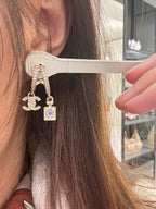 CHANEL 25C CC Earrings | Chanel Earrings (Gold)