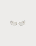 MIU MIU Nocturne Sunglasses(銀色漸層透明鏡片)