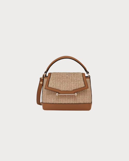 STRATHBERRY Mosaic Nano Raffia | 草編袋 (啡色)