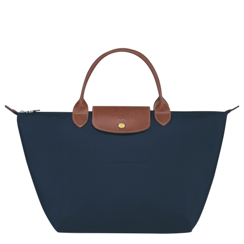 LONGCHAMP Le Pliage Original M Handbag | 瓏驤 短帶手提袋 (Navy)