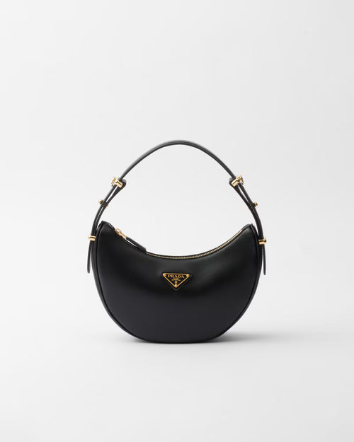 PRADA 1BC194 Arque Small Leather Shoulder Bag | Prada Handbag (Small Size/Multiple Colors)