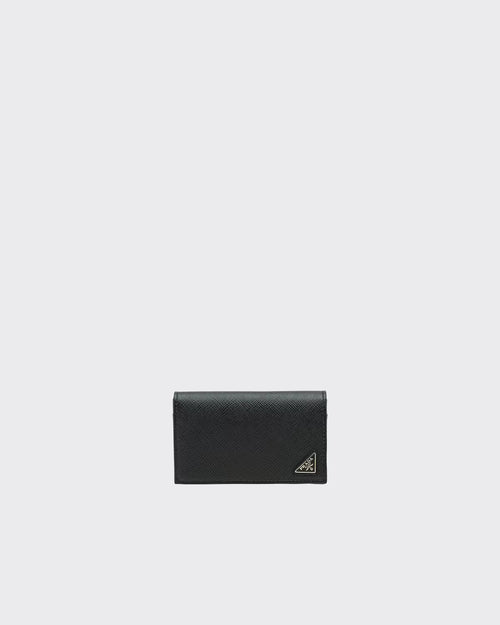 PRADA Men's 2MC122 Saffiano Leather Card Holder | 普拉達 男仕卡套 (黑色)