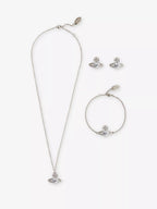 مجموعة أرييلا من النحاس والزركونيا المكعبة الفضية من فيفيان ويستوود | مجموعة أرييلا من النحاس والزركونيا المكعبة الفضية من فيفيان ويستوود