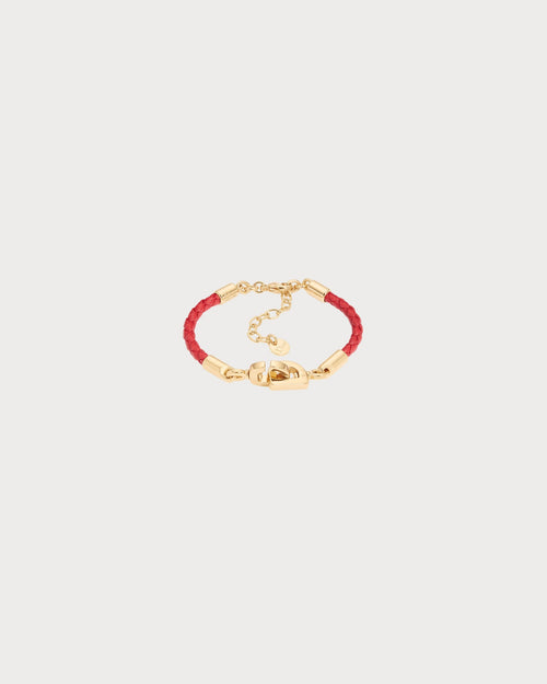 CHRISTIAN DIOR CD Lock Bracelet | 迪奧 手鏈 (Red)