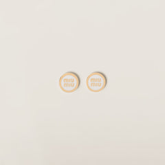 أقراط ميو ميو المعدنية المطلية بالمينا | أقراط ميو ميو (متعددة الألوان)