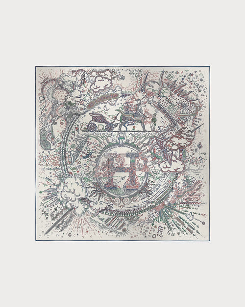 HERMES Please Hold The Line Scarf 90 | Hermès silk scarf (multicolor)