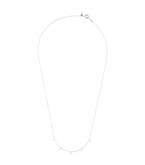 PERSEE White Gold and Diamond 5-Stone Danaé Necklace | 白金鑽石5顆石達娜伊項鍊 (白金)