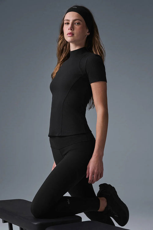 ALO YOGA Ribbed Mesmerize Short Sleeve | 羅紋短袖上衣 (多色) - LondonKelly 英國名牌代購