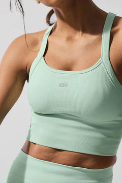 ALO YOGA Seamless Ribbed Favorite Bra Tank | 無縫羅紋背心內衣 (多色) - LondonKelly 英國名牌代購