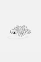 APM MONACO A23918OX XL Heart Ring | 加大愛心戒指 (銀色) - LondonKelly 英國名牌代購