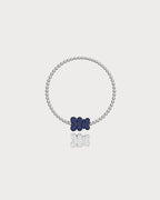 APM MONACO AB5045XKB Baba Yummy Bear Bracelet with Beads | 熊仔串珠手鍊 (銀色) - LondonKelly 英國名牌代購