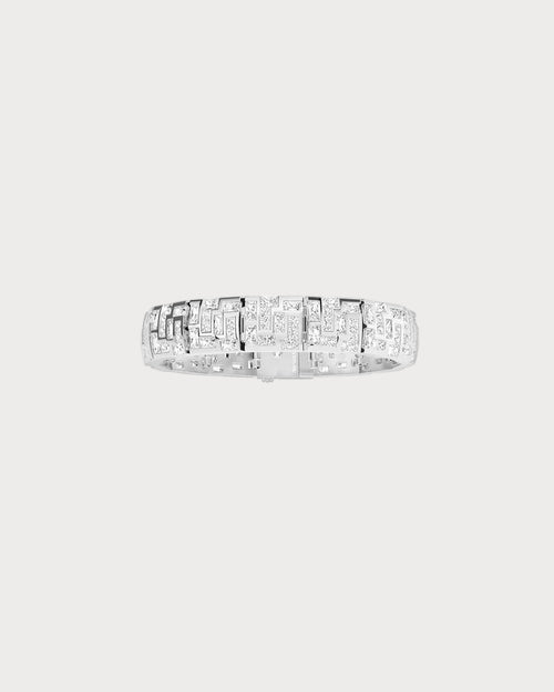 APM MONACO AB5657OX Chunky Ice Bracelet | 厚版冰晶手鏈 (銀色) - LondonKelly 英國名牌代購