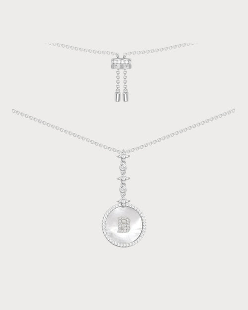 APM MONACO AC5794XNAA Alphabet Eternelle Adjustable Necklace | 可調式頸鏈 (銀色) - LondonKelly 英國名牌代購