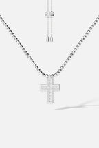 APM MONACO AC7152OX Pave Cross Adjustable Necklace with Beads | 鋪鑽十字配珠可調式頸鏈 (多色) - LondonKelly 英國名牌代購
