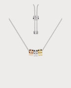 APM MONACO TC6350XTRH Morse Code Adjustable Necklace | 摩斯密碼可調式頸鏈 (銀色) - LondonKelly 英國名牌代購