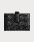 BOTTEGA VENETA Intrecciato Accordion Card Holder | 葆蝶家 銀包 (黑色) - LONDONKELLY 英國名牌代購
