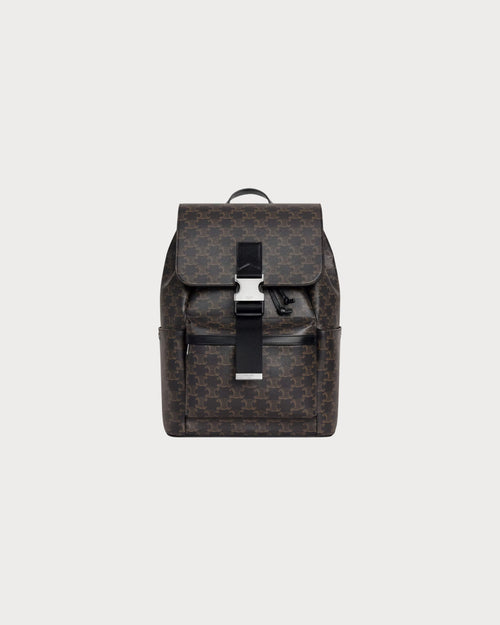 CELINE Men's Backpack In Triomphe Canvas | 賽琳 男仕背囊 (黑色) - LondonKelly 英國名牌代購