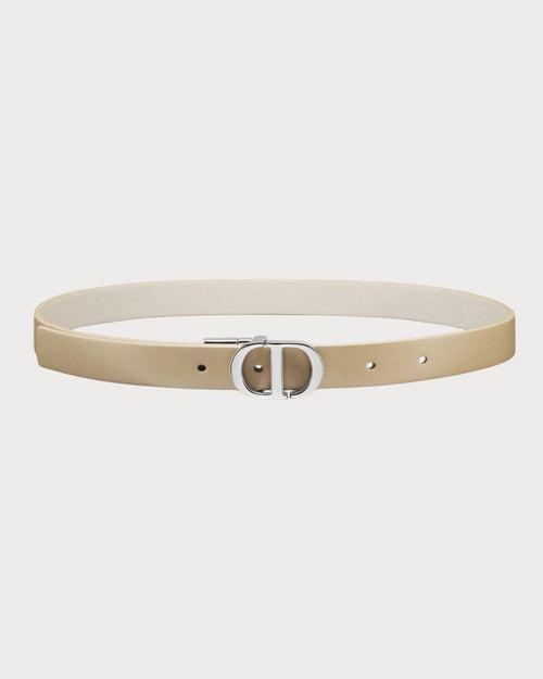 CHRISTIAN DIOR 30 Montaigne Reversible Belt Silver Buckle | 迪奧 雙面皮帶 (20MM/多色/銀扣) - LONDONKELLY 英國名牌代購