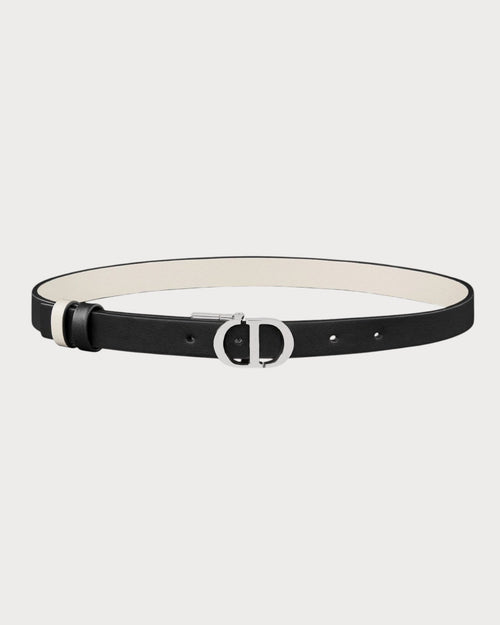 CHRISTIAN DIOR 30 Montaigne Reversible Belt Silver Buckle | 迪奧 雙面皮帶 (20MM/多色/銀扣) - LONDONKELLY 英國名牌代購