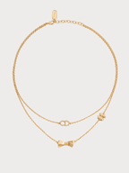 CHRISTIAN DIOR CD Bow Necklace(Gold) - LONDONKELLY 英國名牌代購