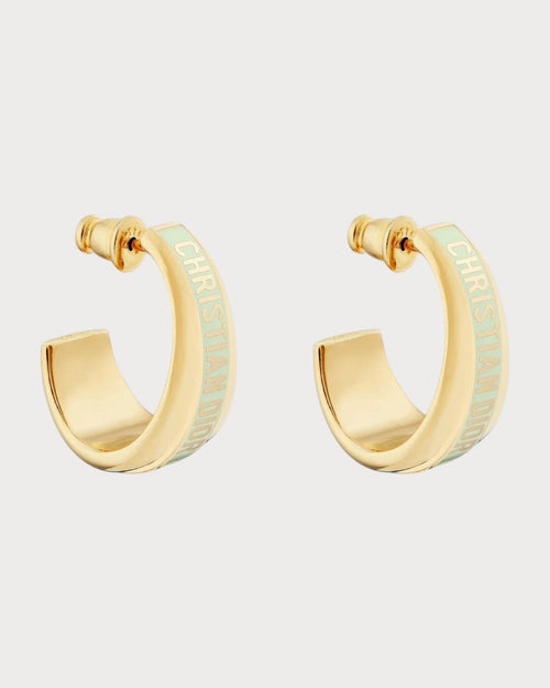 CHRISTIAN DIOR Dior Code Earrings Gold - Finish Metal | 迪奧 耳環 (多色) - LONDONKELLY 英國名牌代購