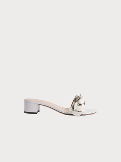 CHRISTIAN DIOR J'Adior Heeled Slide Embroidered Cotton(2 Colors) - LONDONKELLY 英國名牌代購