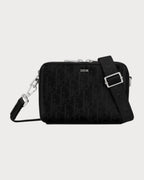 CHRISTIAN DIOR Men's Zipped Pouch with Strap | 迪奧 男仕手袋 (黑色) - LONDONKELLY 英國名牌代購