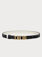 CHRISTIAN DIOR Reversible D - Dream Belt(20MM/Black/Latte) - LONDONKELLY 英國名牌代購