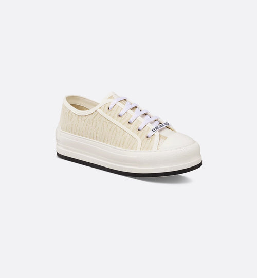 CHRISTIAN DIOR Women's Dior Or Walk'n'Dior Platform Sneaker | 迪奧 厚底波鞋 (米色) - LondonKelly 英國名牌代購