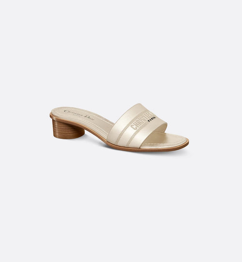 CHRISTIAN DIOR Women's Dway Heeled Slide | 迪奧 高跟涼鞋 (金色) - LondonKelly 英國名牌代購