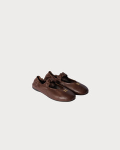 MIU MIU Ruches Nappa Leather Ballerinas(2 Colors)