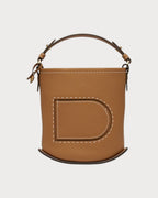 DELVAUX Pin Mini Bucket Surpique | 德爾沃 水桶袋 (迷你/啡色) - LONDONKELLY 英國名牌代購